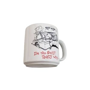 John Lamb Coffee Mug Cup I am the boss that's why